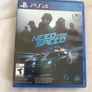 Need for speed game PS4